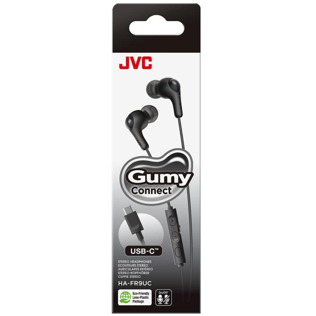 JVC HA-FR9UC In-ear hovedtlf. USB-C - sort