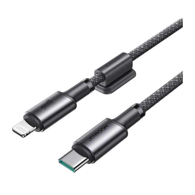 Joyroom 30W USB-C Lightning-kabel, 1.2m grå