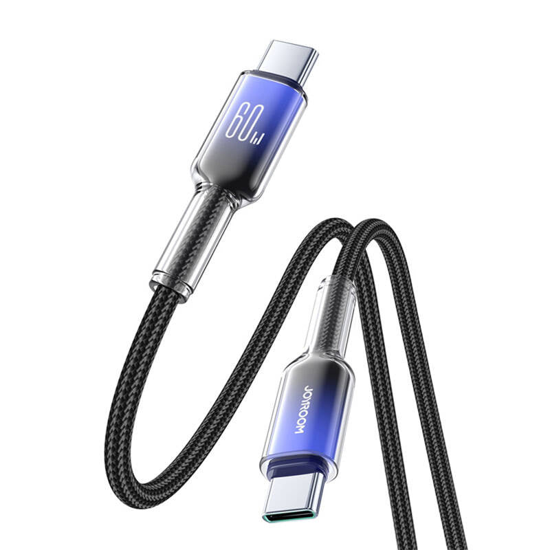 Joyroom S-A42 60W USB-C kabel 1,2 m sort