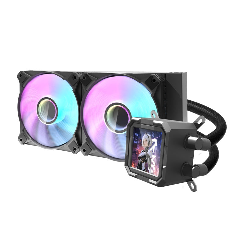 Darkflash DV240S CPU vandkøler (sort)