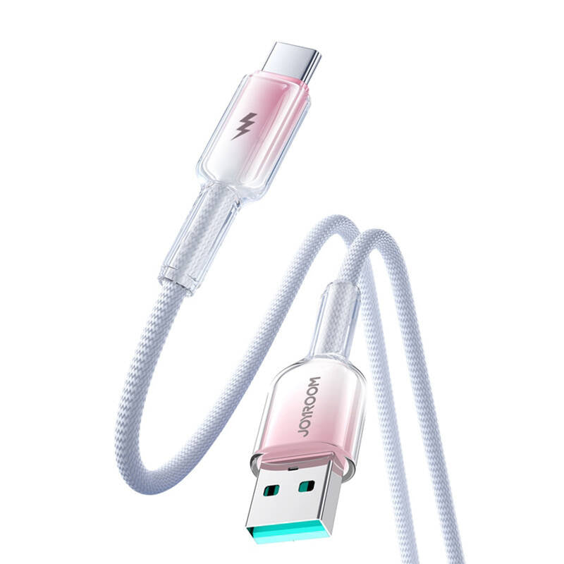 Joyroom S-A42 3A USB-A USB-C Kabel 1.2m biały