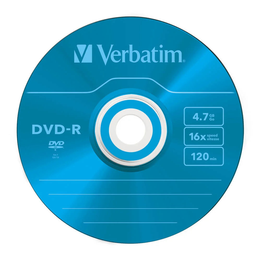VERBATIM DVD-R 4,7GB 5-pak Slim Case