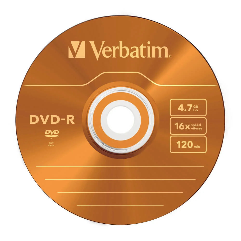 VERBATIM DVD-R 4,7GB 5-pak Slim Case