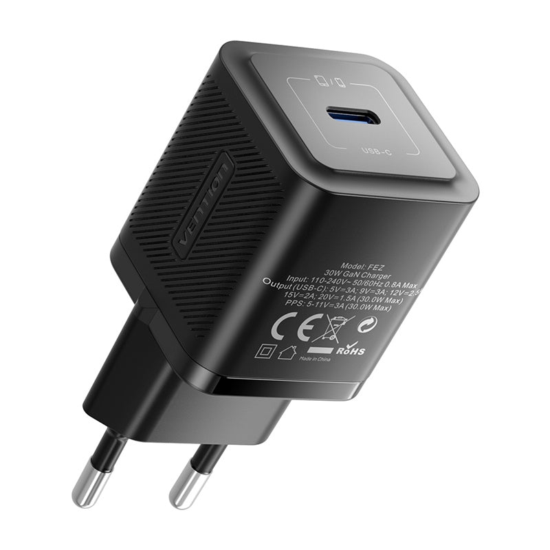 Vention FEZW0-EU USB-C GaN strømoplader (30W) (sort)