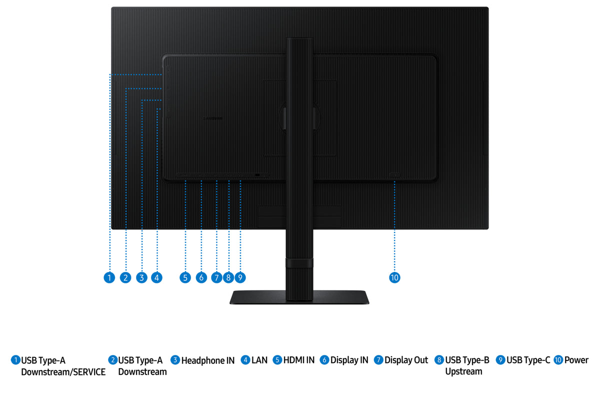 Samsung ViewFinity S6 S27D604UAU 27 IPS 2560 x 1440 (2K) HDMI DisplayPort USB-C 100Hz Dockingskærm
