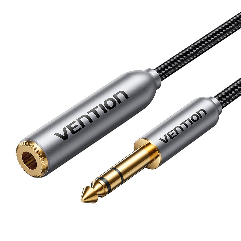 Audiokabel 6,35 mm mand til kvinde Vention 1m