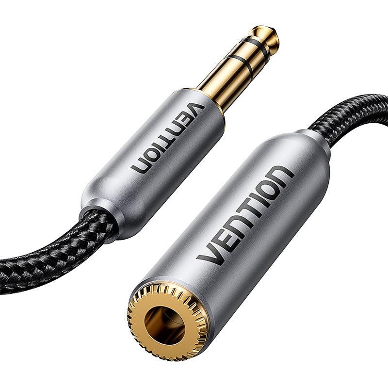 Audiokabel 6,35 mm mand til kvinde Vention 1m