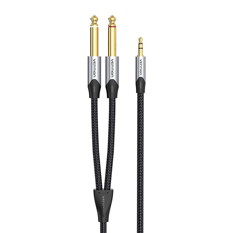 Audio kabel mini jack 3,5 mm til 2x jack 6,35 mm mandlig Vention BARHK 8m
