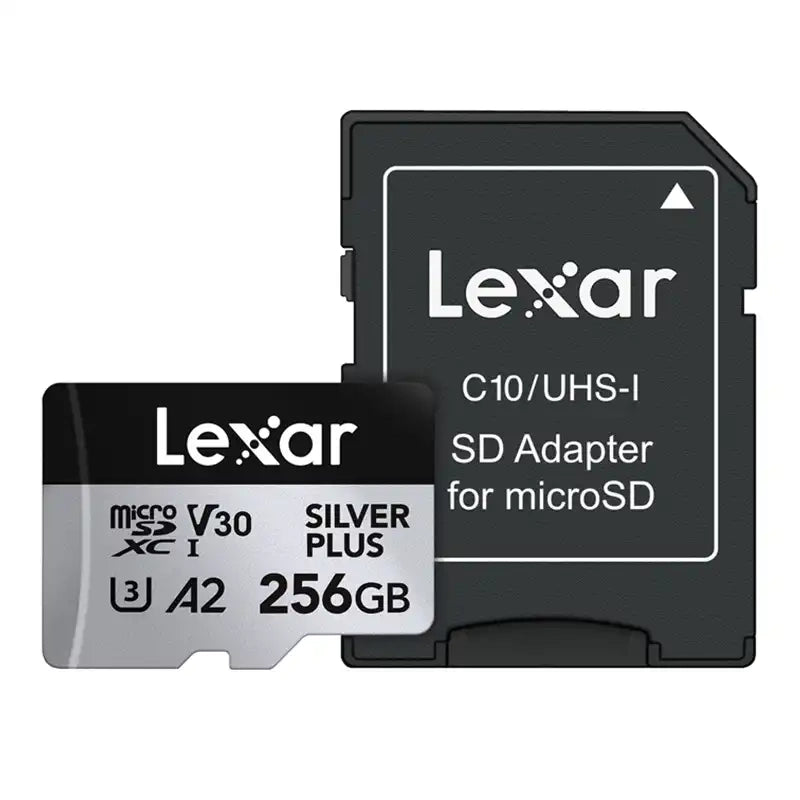 Lexar High-Performance Silver Plus microSDXC 256GB + adapter