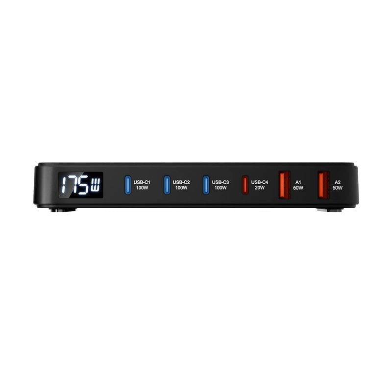 Blitzwolf BW-S30 6-i-1-opladningsplatform 4xUSB-C + 2xUSB 175W