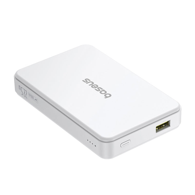 Baseus Airpow2 Qi2 magnetisk powerbank 10000mAh 22.5W (hvid)
