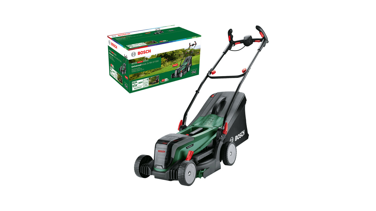 Bosch UniversalRotak plæneklipper 18V 37 cm Intet batteri