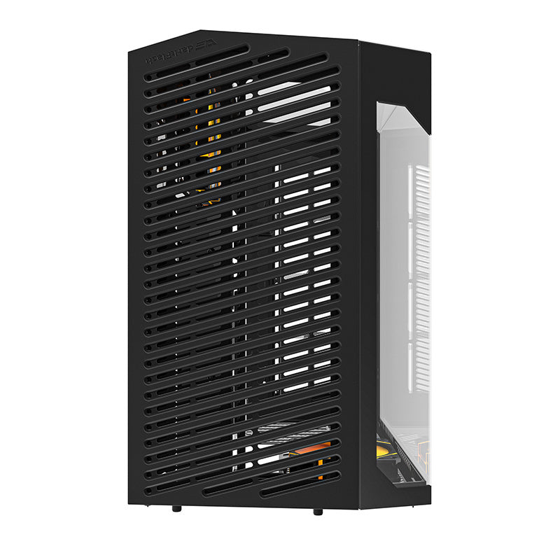 Darkflash DY470 computercase (sort) + 4 fans + GPU-brakette