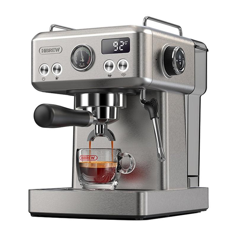 HiBREW H10A espressomaskine med temperaturstyret kolbe