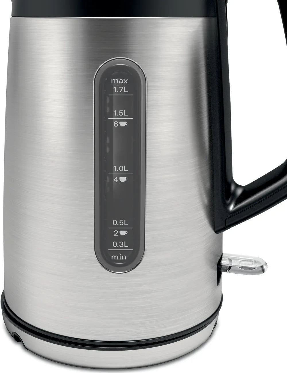 Bosch DesignLine Elkedel 1.7liter 2.4kW Rustfrit stål/sort