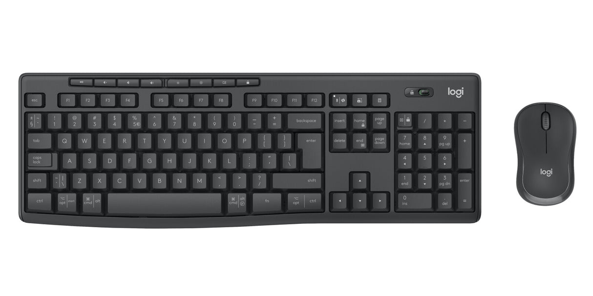 Logitech MK370 Combo for Business tastatur Mus inkluderet Kontor Bluetooth QWERTY US International Grafit