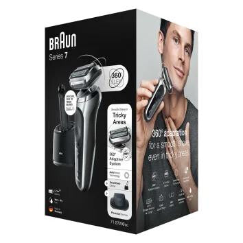 Braun Series 7 71-S7200cc Barbermaskine Sort Sølv