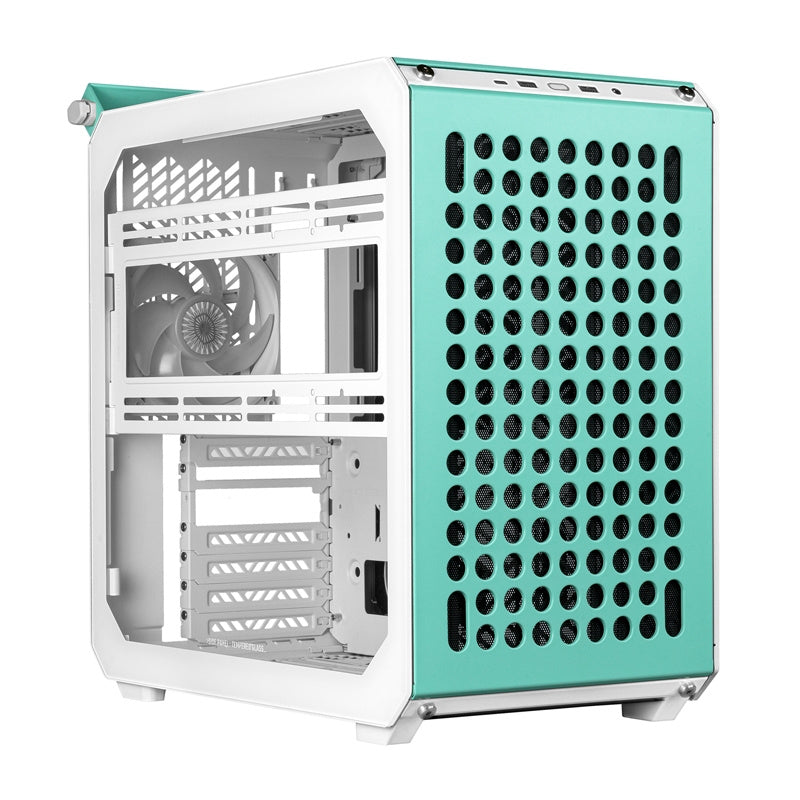 Cooler Master Qube 500 Flatpack Macaron computerkasse (grøn)