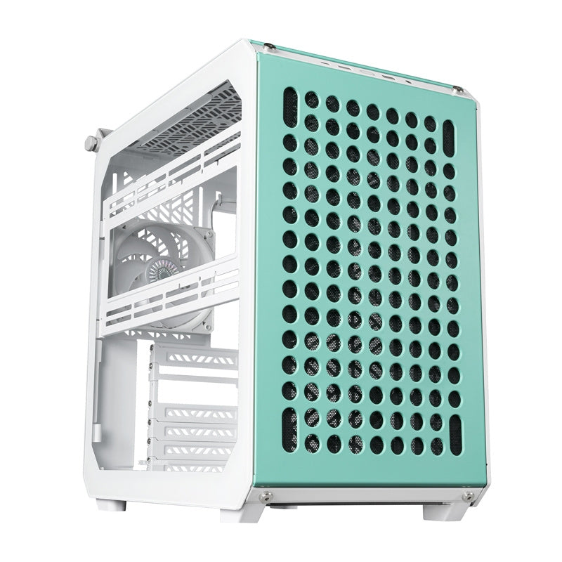 Cooler Master Qube 500 Flatpack Macaron computerkasse (grøn)