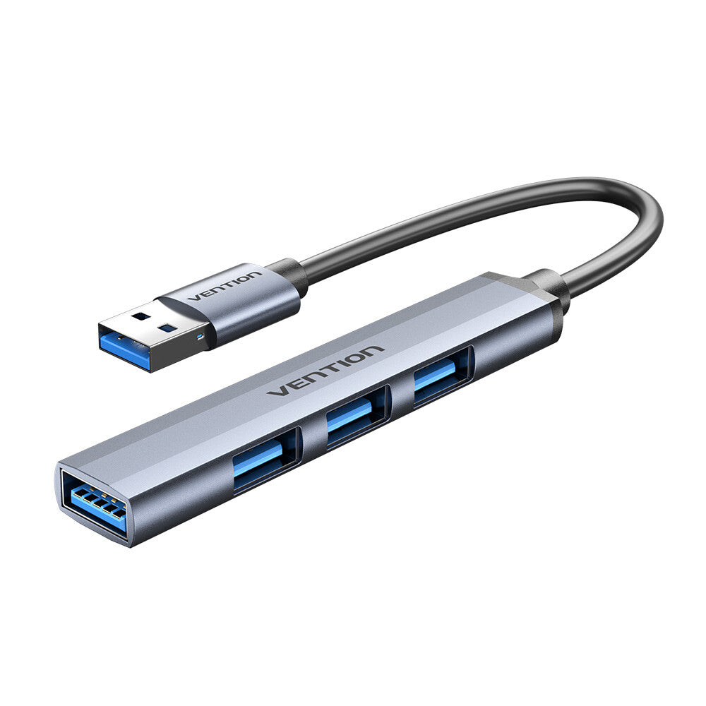 Vention CKOHB interface hub USB 3.2 Gen 1 (3.1 Gen 1) Type-A 5000 Mbit/s Grå