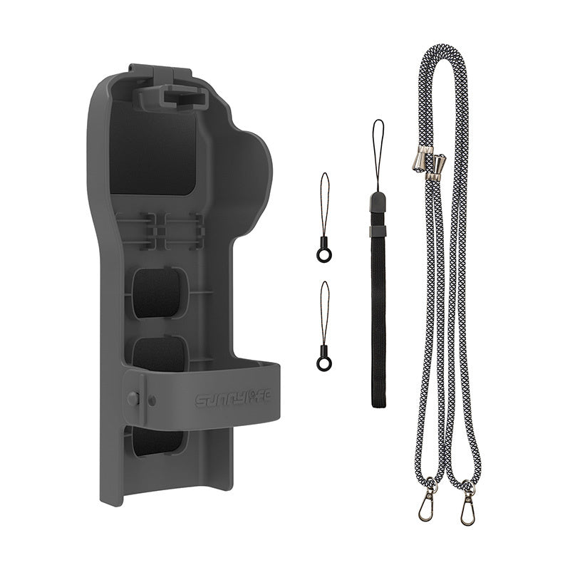 Sunnylife beskyttelsesfoder med rem og snor til Osmo Pocket 3 (grå)