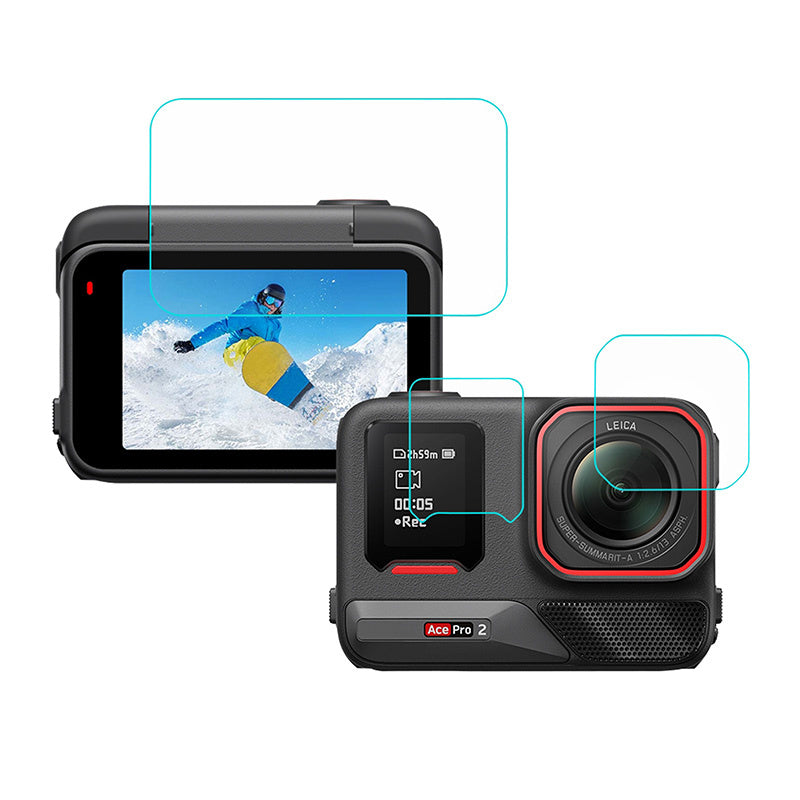 Puluz 3-i-1-beskyttelsesfolie til Insta 360 Ace Pro 2