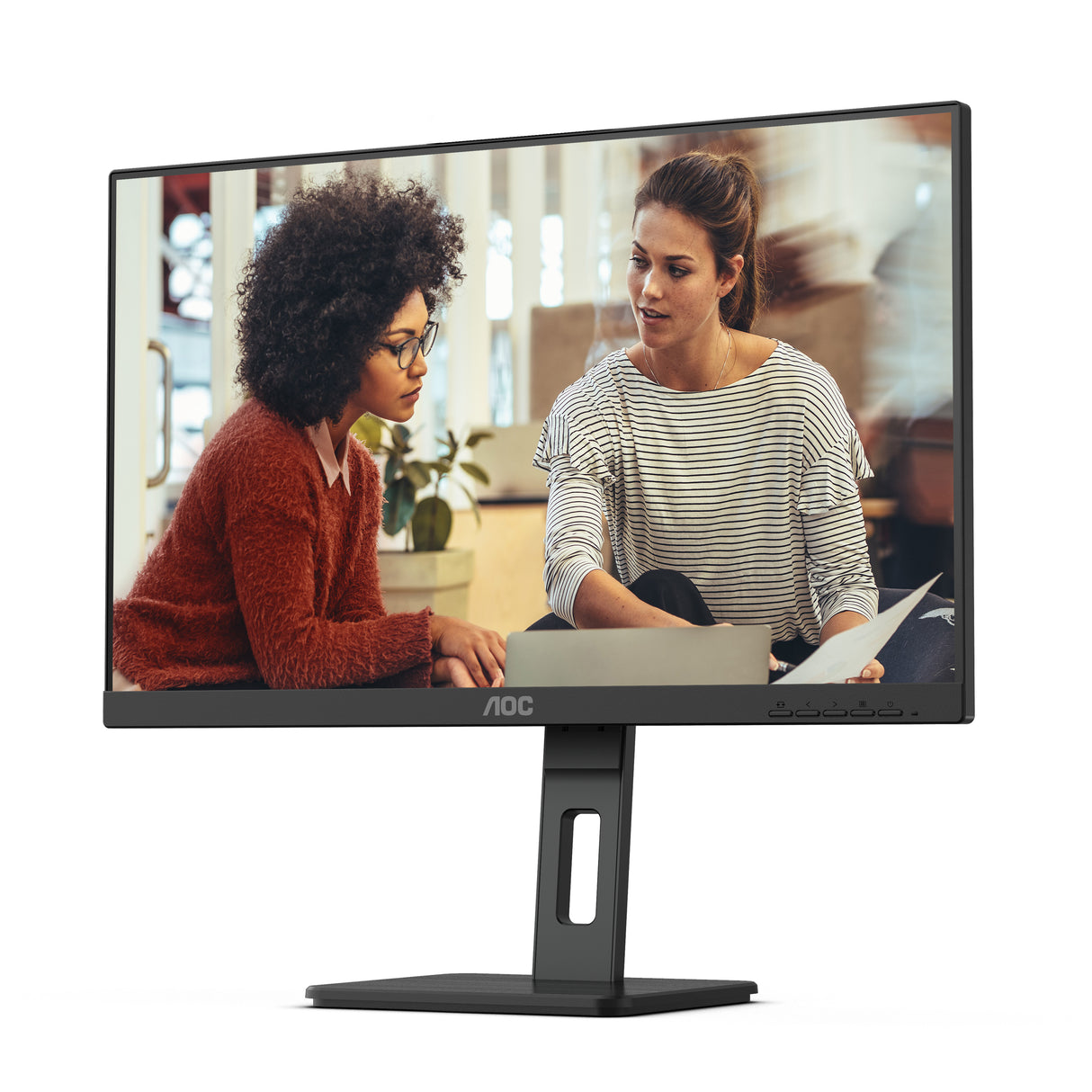 AOC Q27E3UMF computerskærm 68,6 cm (27") 2560 x 1440 pixel Quad HD Sort