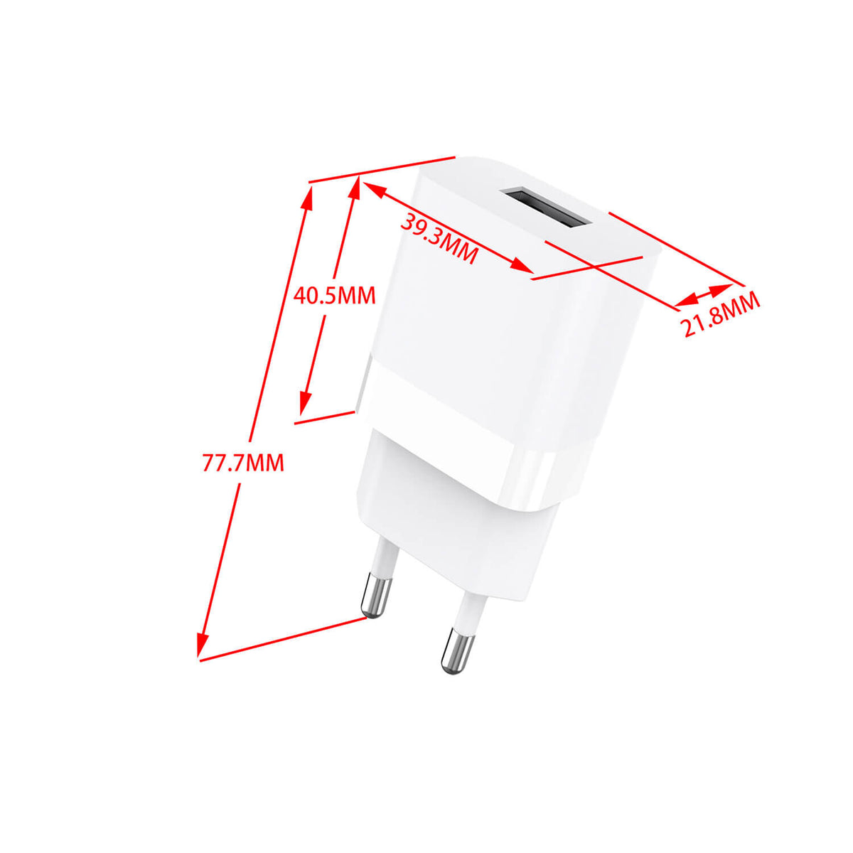 Gear Lader 220V 1xUSB 2,4A Hvid Lightning Kabel 1m MFI C89