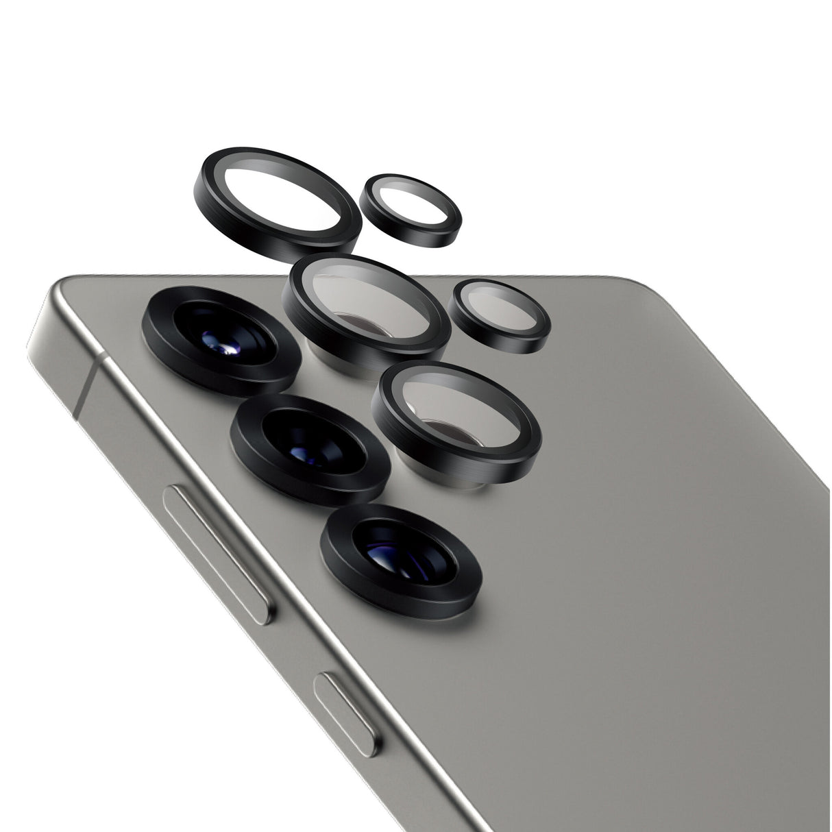 PanzerGlass ® Hoops® Ceramic Kameralinsebeskytter Samsung Galaxy S25 Ultra