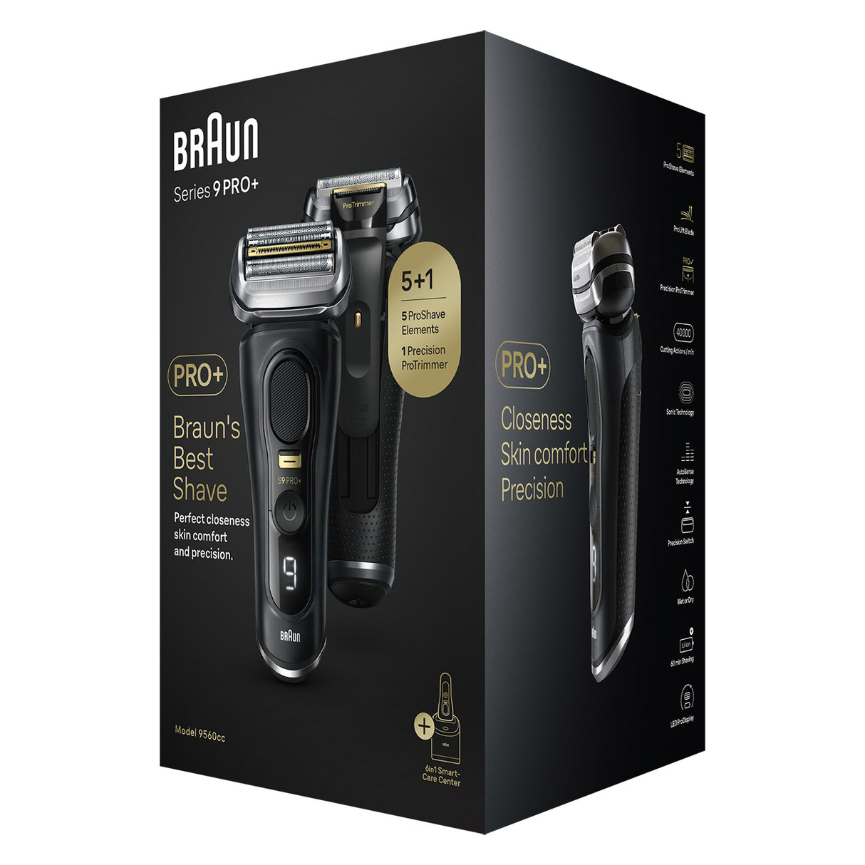 Braun Series 9 Pro+ 9560cc Trimmer Sort