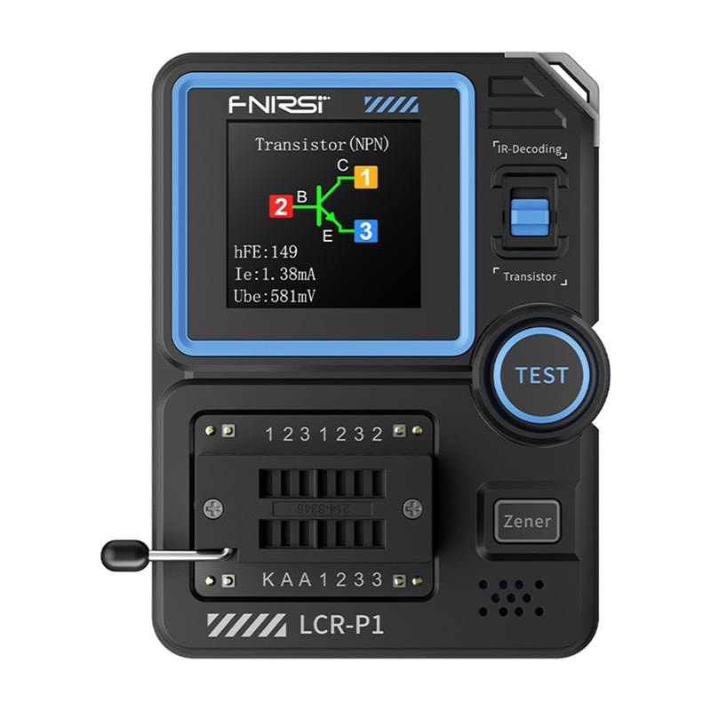FNIRSI LCR-P1 multifunktionskondensator- og transistortester