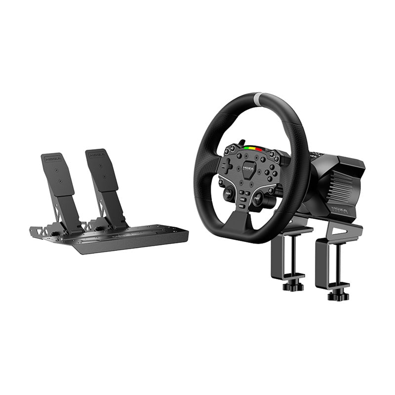 Spil sæt - R3 base + ES rattet + SRP-Lite pedaler + klemmer Moza Racing R3 RS074 (PC)