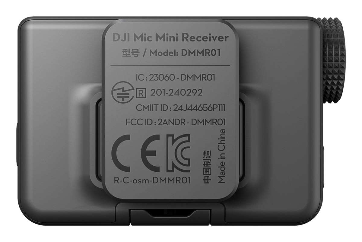 DJI Mic Mini Trådløst mikrofonsystem Trådløs Sort