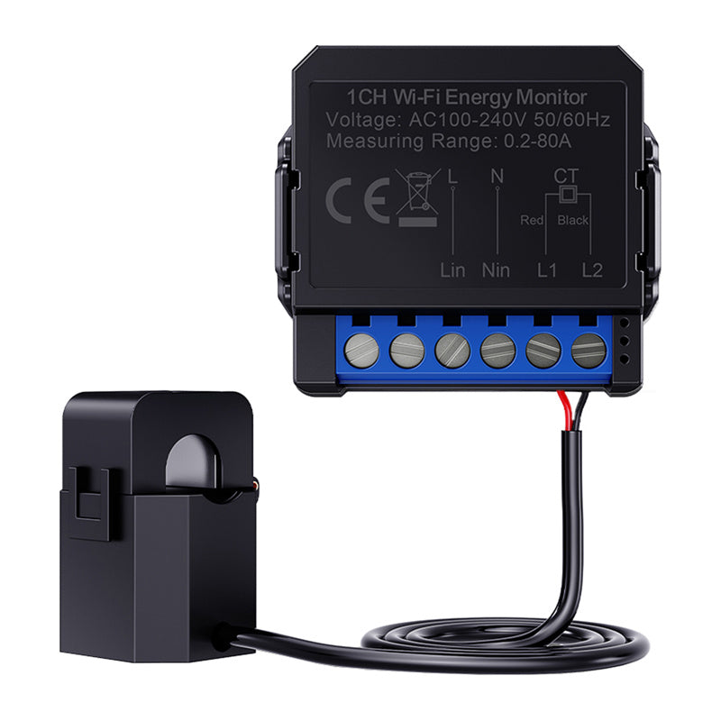 Avatto ZigBee smart tovejs energimåler ZWPM16-1