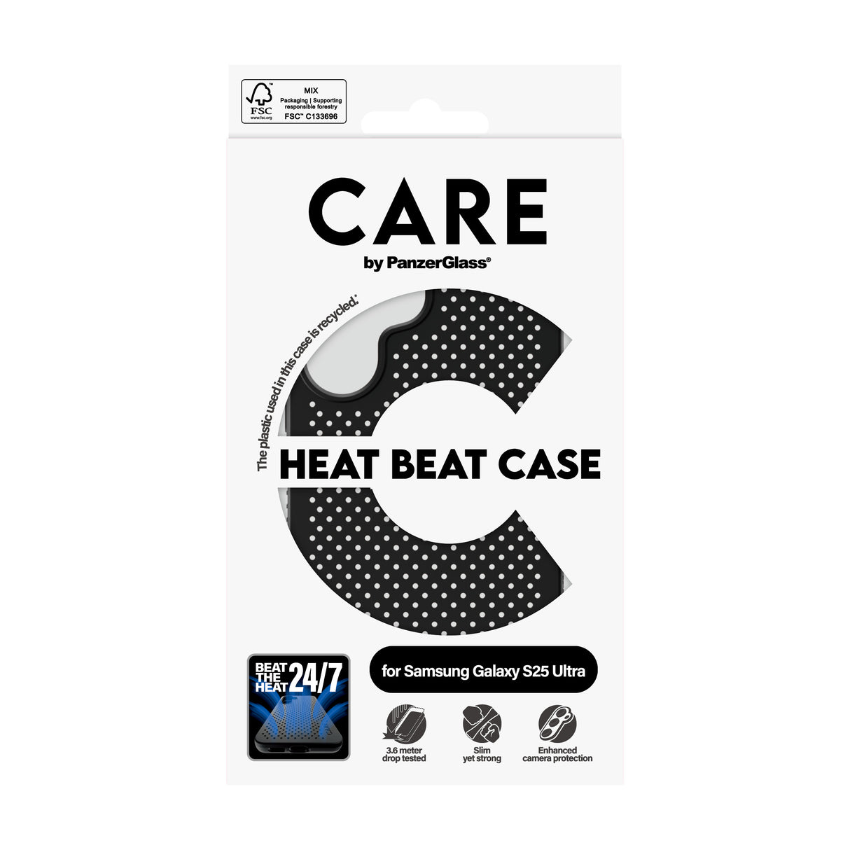 PanzerGlass CARE by ® Feature Case Heat Beat Samsung Galaxy S25 Ultra