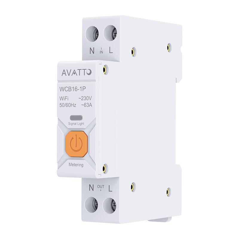 Smart sikring med WIFI Avatto WCB16
