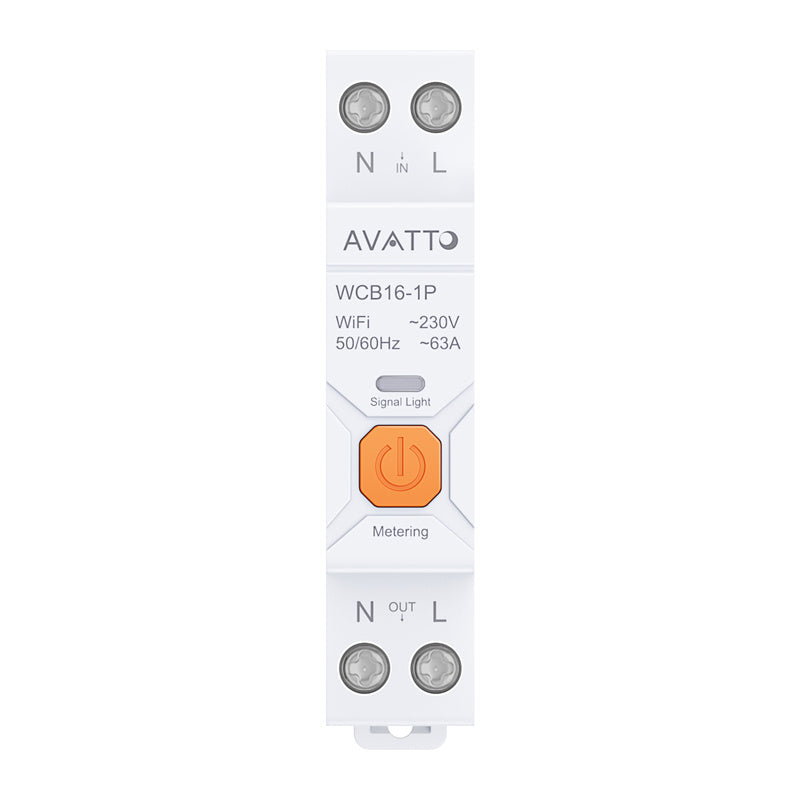 Smart sikring med WIFI Avatto WCB16
