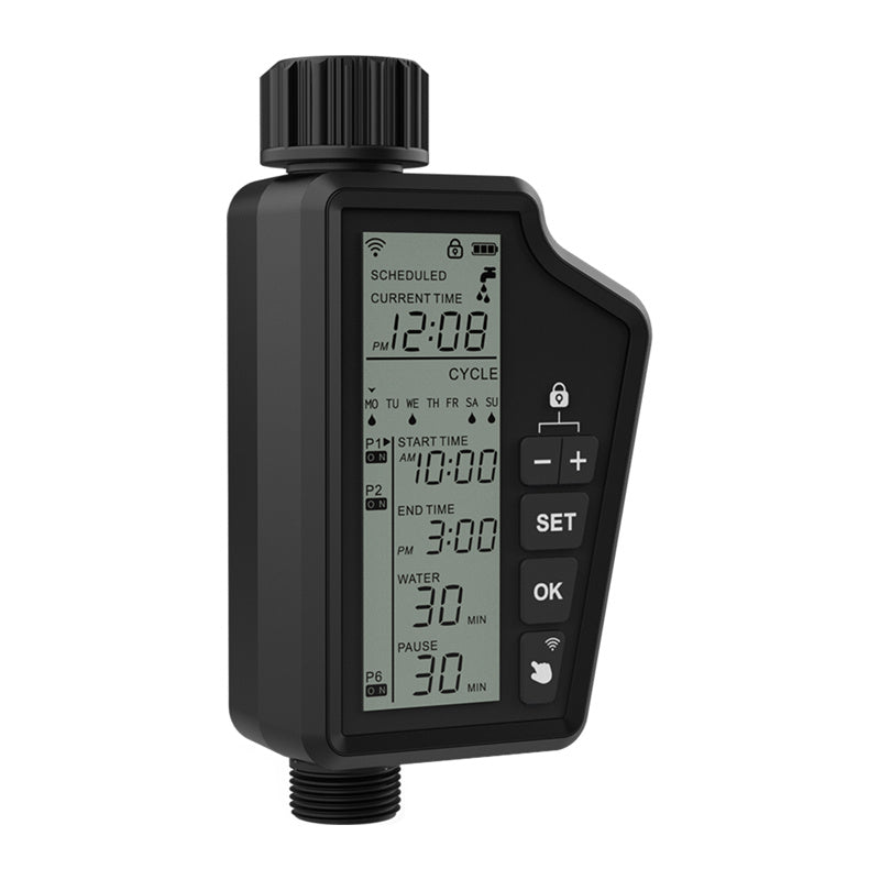 Smart Wi-Fi-vandingsregulator med stor LCD-skærm Avatto SWT60-EU