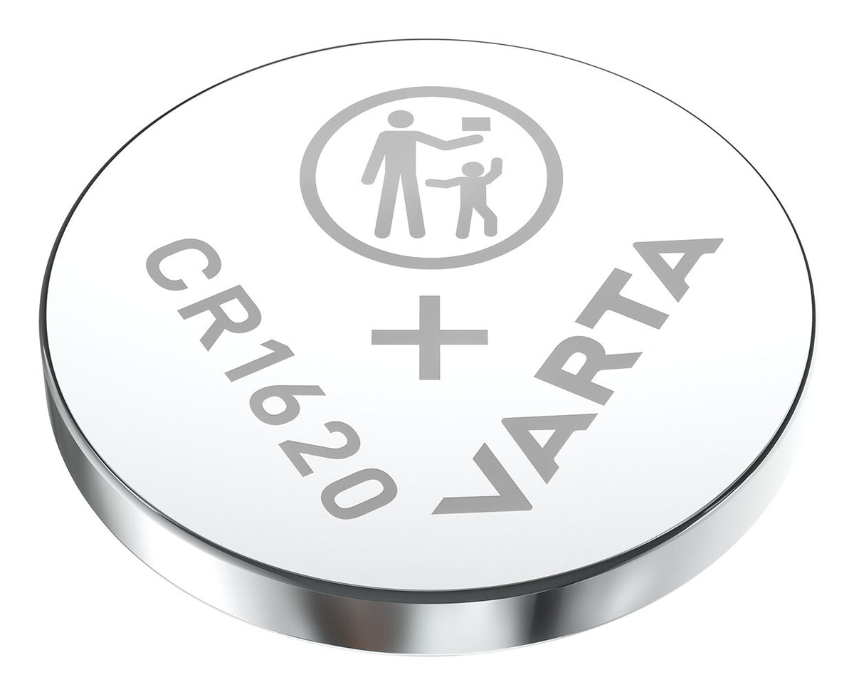 CR1620 Varta knapcelle batteri 3V lithium 2,0x16mm