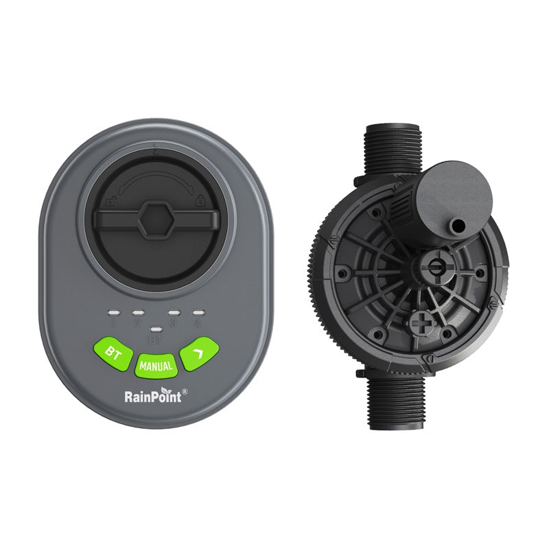 RainPoint 4-zone sprinklerregulator med app, Bluetooth