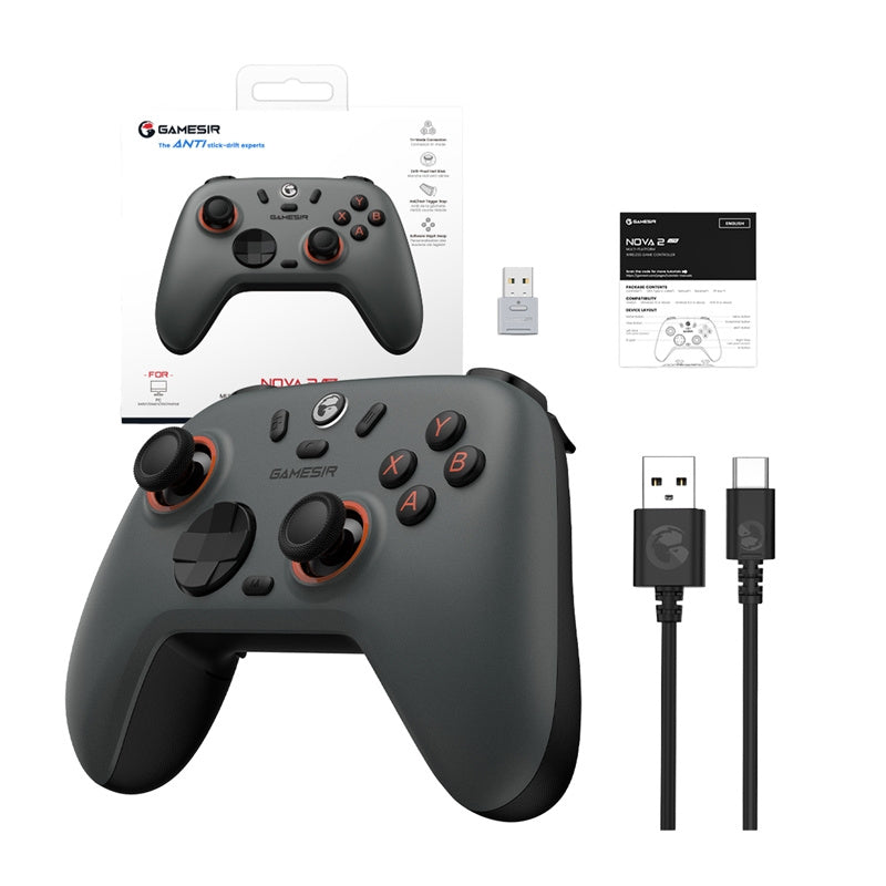 GameSir Nova 2 Lite trådløs controller (grå)