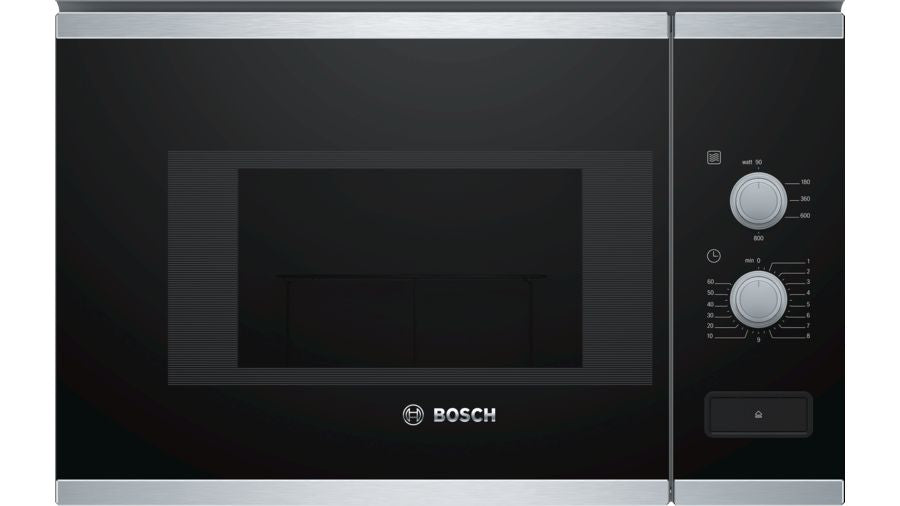 Bosch BFL520MS0 mikrobølgeovn Sort, Rustfrit stål Kombination mikroovn Indbygget 20 L 800 W