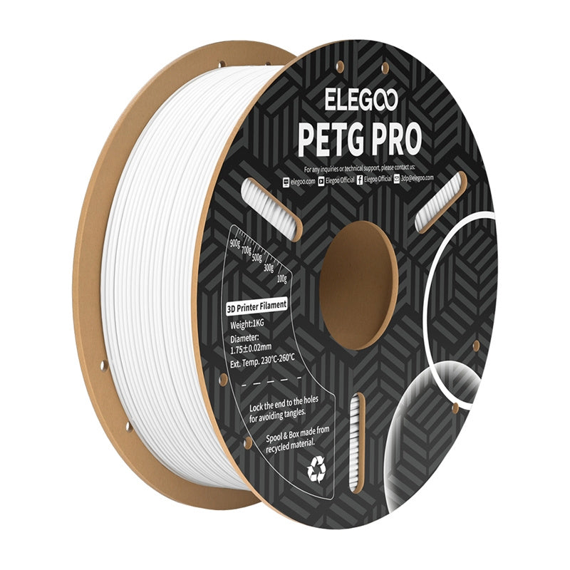 ELEGOO PETG Pro Filament (hvid)