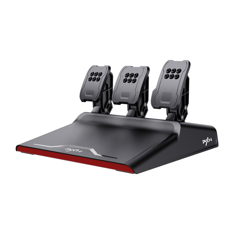 PXN-V10 Pro gaming set - rattet + pedaler + monteringsklemmer (PC / PS4 / Xbox One / Xbox Series X eller XS)