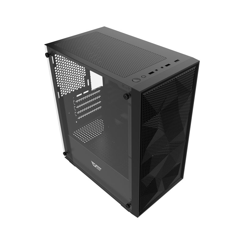 Darkflash M305 Mesh computerkasse uden vifter (sort)