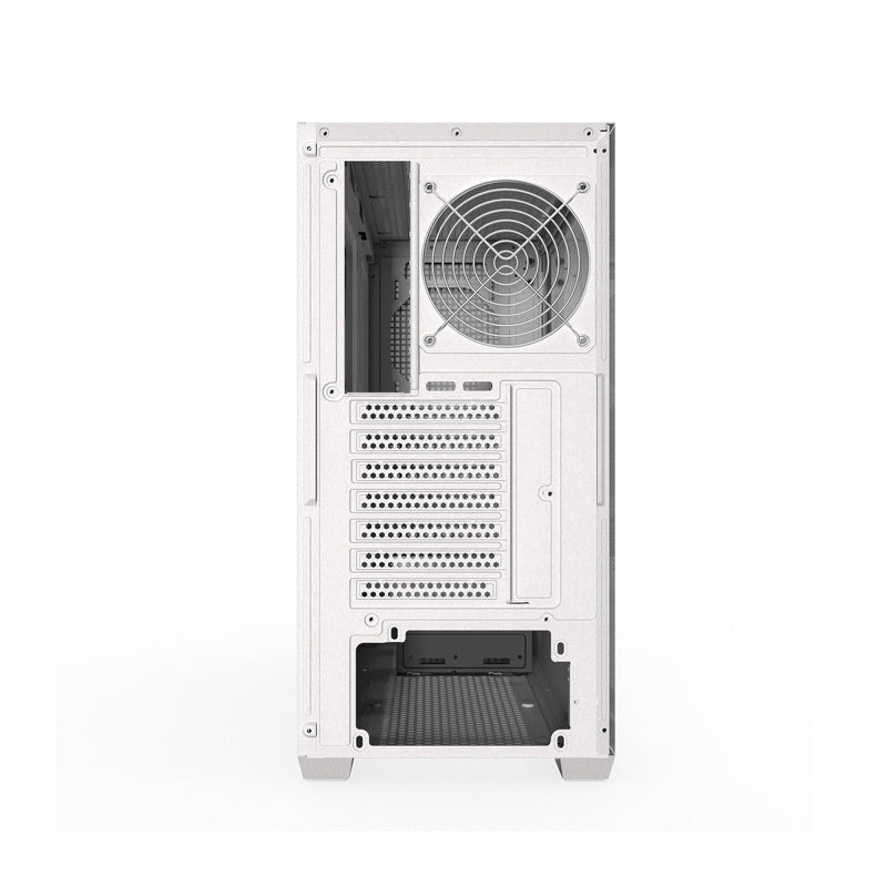 Darkflash DS900 Mesh computerkasse uden vifter (hvid)