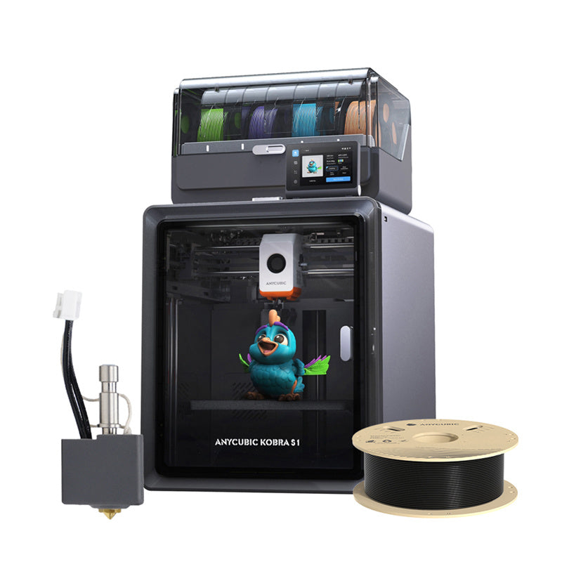 Prukarka 3D Anycubic Kobra S1 Combo + Hotend + Filament gratis