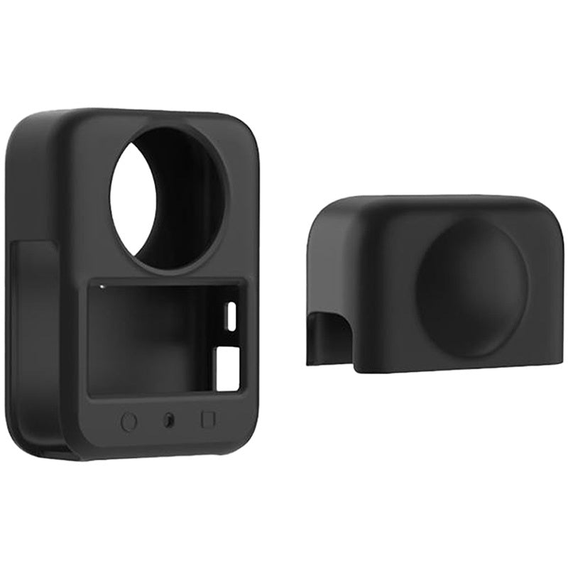 PULUZ silikon linse dækker DJI Osmo 360 (Sort)