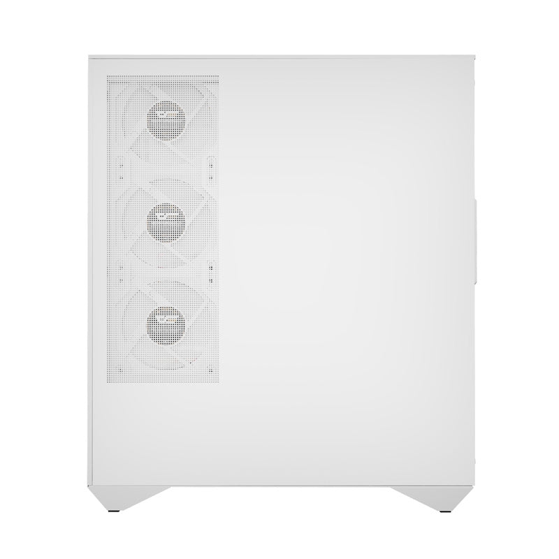 Darkflash DY460 computercase (hvid) + 4 ARGB-ventilatorer