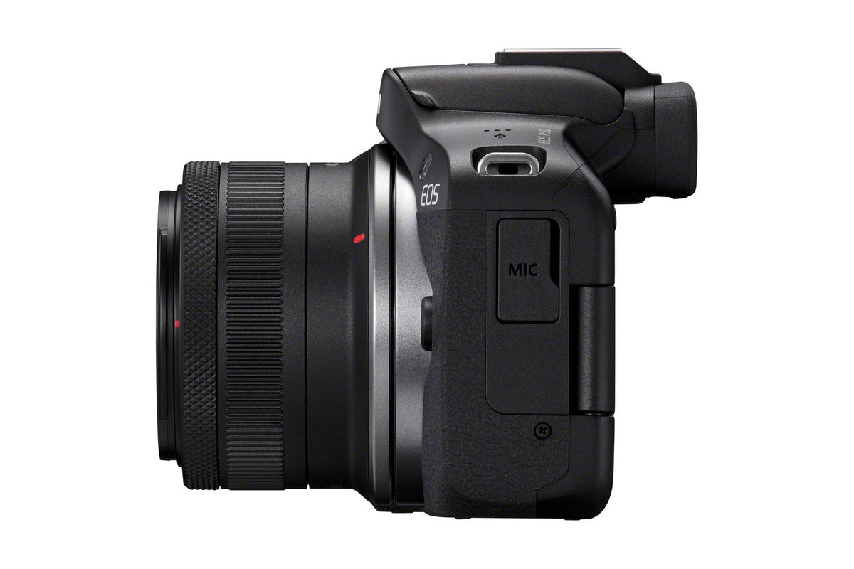 Canon EOS R50, Black + RF-S 18-45 IS STM + RF-S 55-210mm F5-7.1 IS STM Kit MILC 24,2 MP CMOS 6000 x 4000 pixel Sort